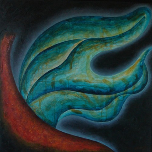 WICHREM   PORWANY  I Acríico sobre tela 80 x 80 cms 2007